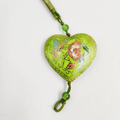 NICE CLOISONNE BUTTERFLY ORNAMENT