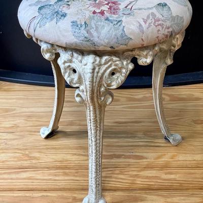 Vintage 3 Leg Iron Stool
