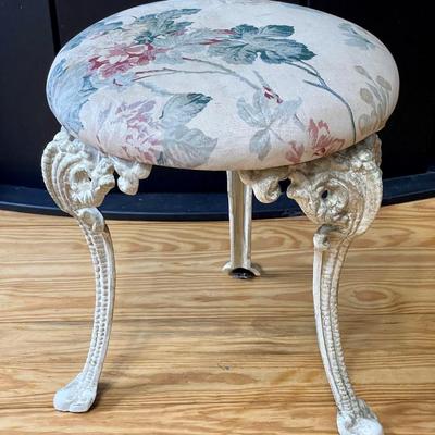 Vintage 3 Leg Iron Stool