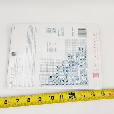 PILLOW SHAM CROSS STITCH NEW