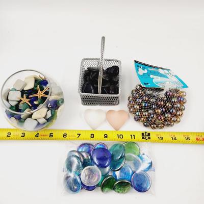 FUN DECORATIVE ROCK & BASKET BUNDLE