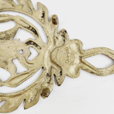 VINTAGE BRASS EAGLE COLLECTABLE TRIVET