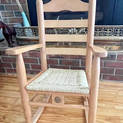 Ducks Unlimited Green Wing Childs Rocker