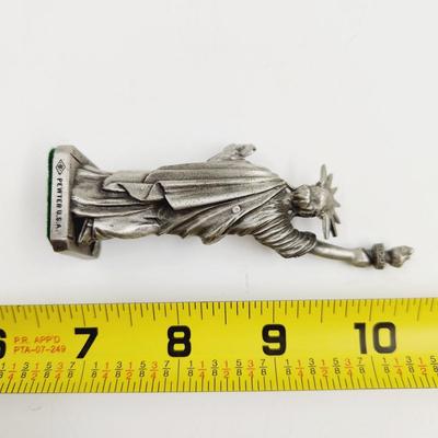 VINTAGE PEWTER STATUE OF LIBERTY COLLECTABLE