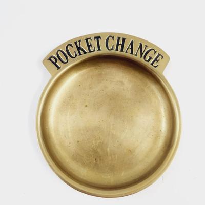 BRASS POCKET CHANGE DECOR