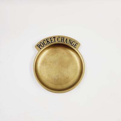 BRASS POCKET CHANGE DECOR