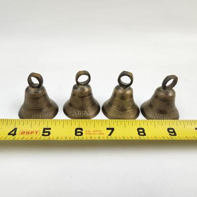 VINTAGE BRASS BELLS FROM INDIA