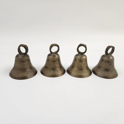 VINTAGE BRASS BELLS FROM INDIA