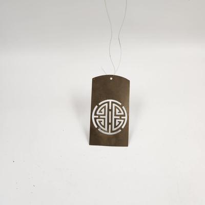 VINTAGE ALUMINUM ASIAN WIND CHIMES