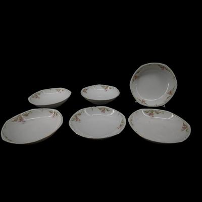 Set of Antique 1800s China Bowls