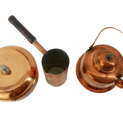 Vintage Copper and Brass Dishware