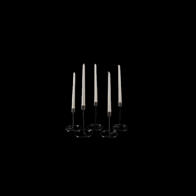 Set of Platinum Royal Copenhagen Candlesticks 