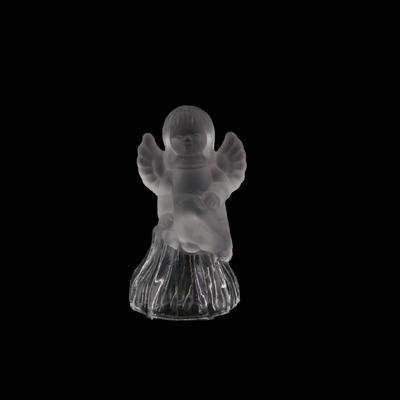 Frosted Crystal Angel Bell