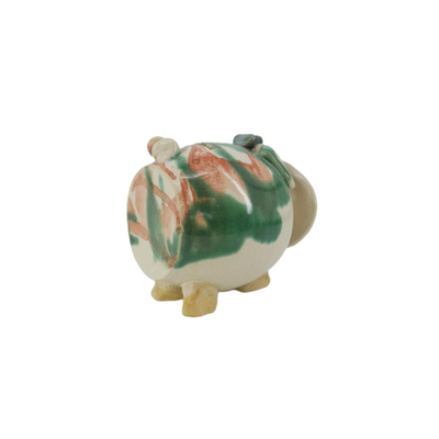 Art Pottery Cowboy Piggy Bank