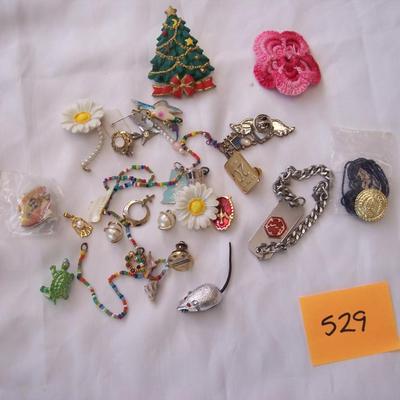 Holiday costume jewery & other