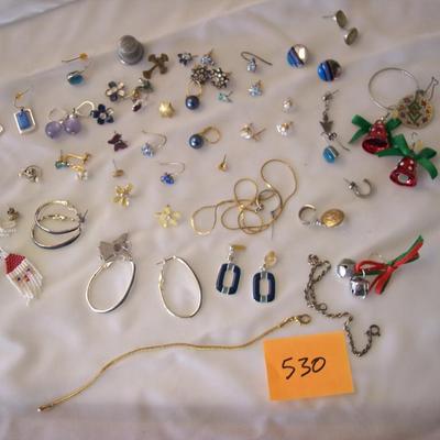 Large lot of earrings