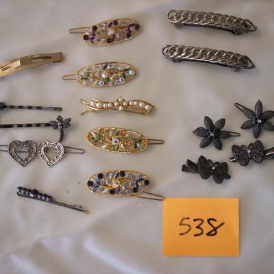 Lot of Hair pins Barrettes