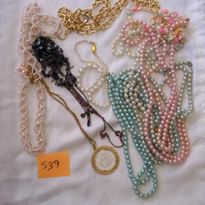 Large lot of necklaces