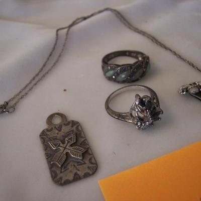 Lot of Sterling Silver Jewelry