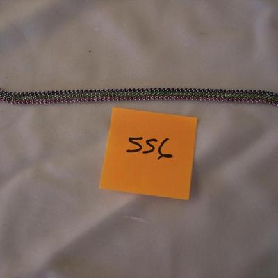 White Gold & 3 color Sapphire Bracelet 14K