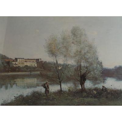 "Ville D'Avray" Print by Jean-Baptiste-Camille Corot (1796-1875)