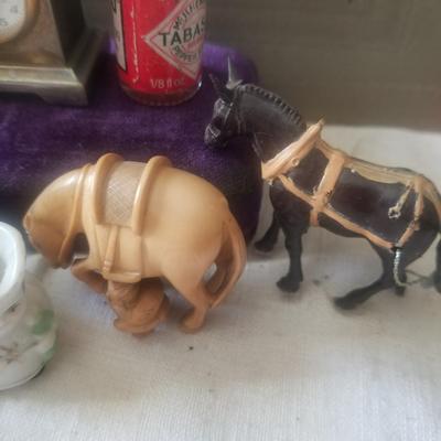 Miniture lot barrel band clock etc