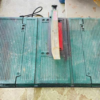 Sears Craftsman Table Saw and Reciprocating Saw (G-NM)