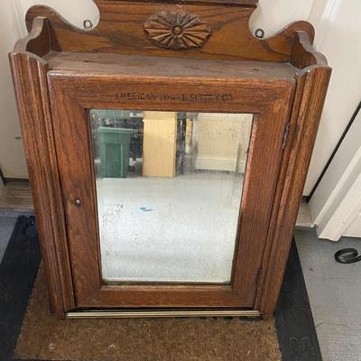 Antique Barberâ€™s Cabinet