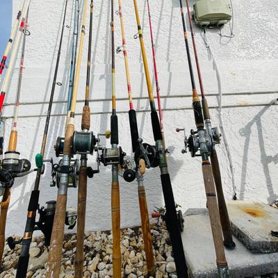 Penn and Shimano Fishing Rod and Reels (G-NM)
