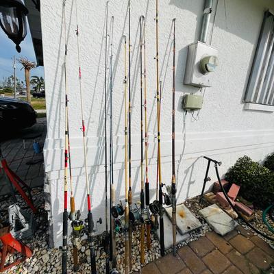 Penn and Shimano Fishing Rod and Reels (G-NM)