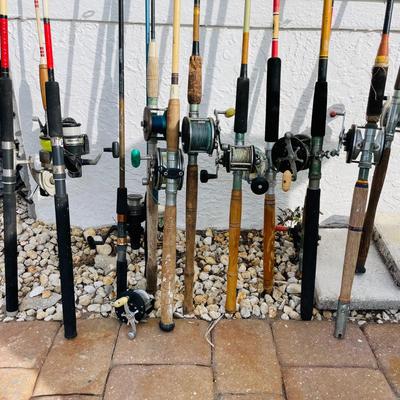 Penn and Shimano Fishing Rod and Reels (G-NM)