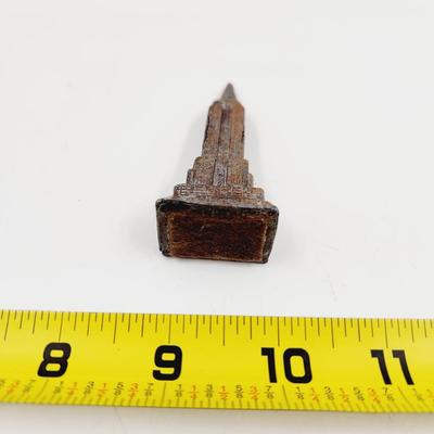 VINTAGE COPPER SOUVENIR OF EMPIRE STATE BUILDING