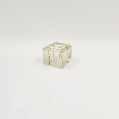 ANTIQUE SOLID GLASS INK WELL