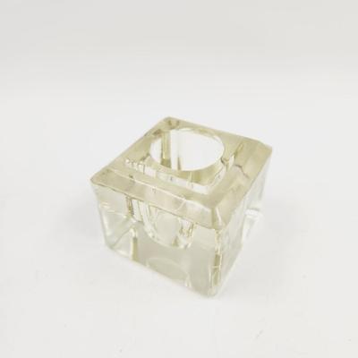 ANTIQUE SOLID GLASS INK WELL