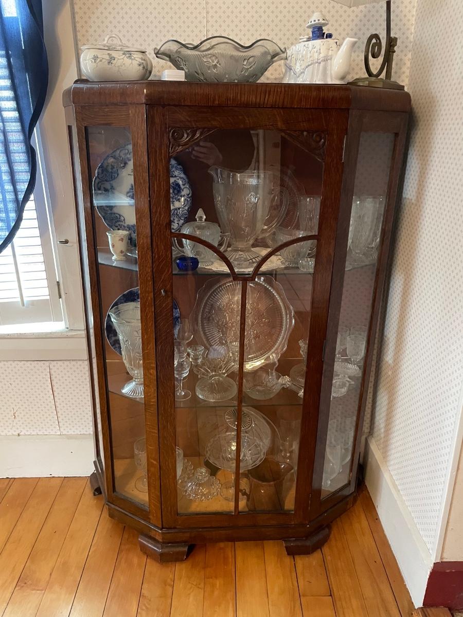 Antique Glass Display