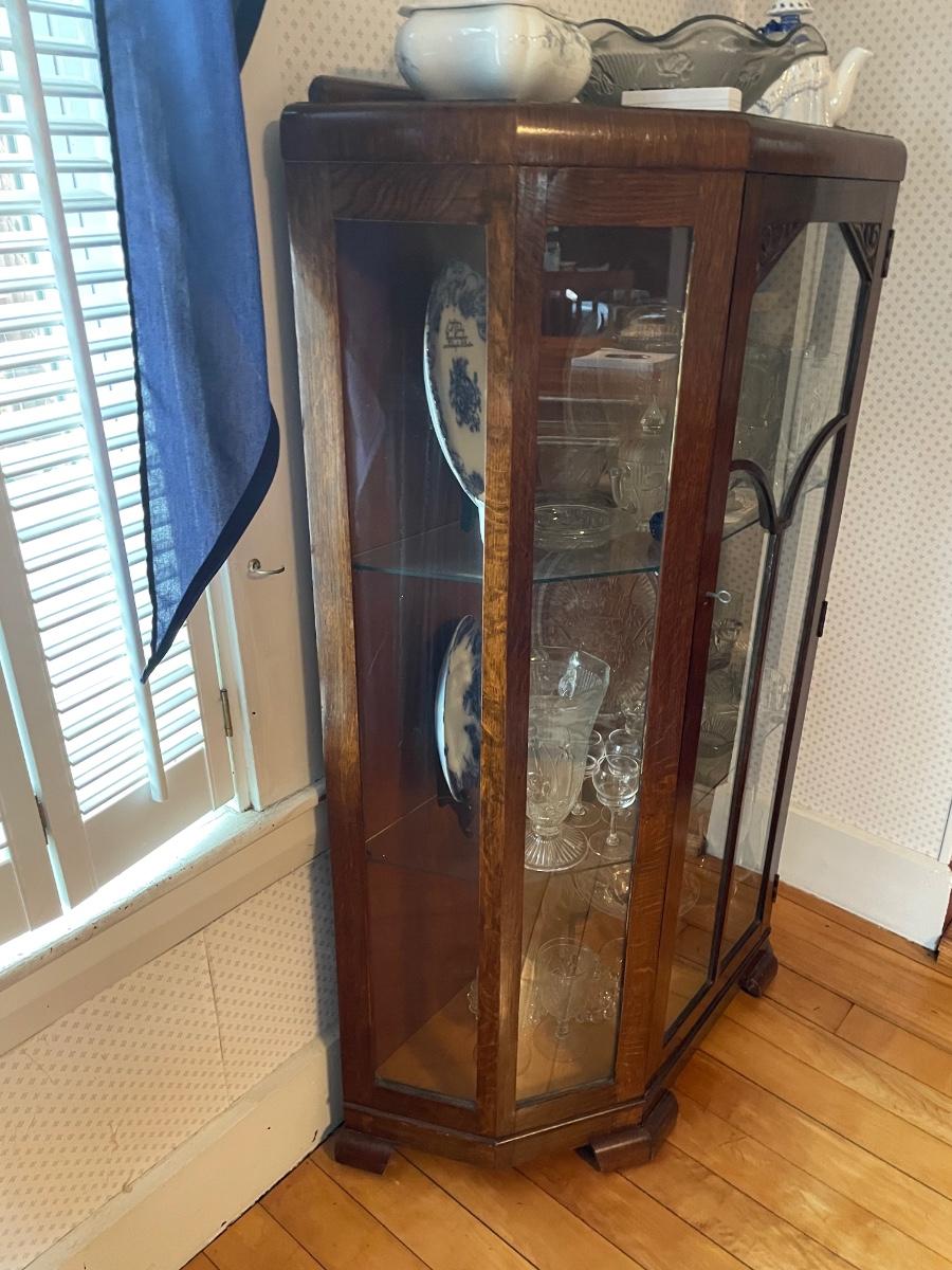 Antique Glass Display