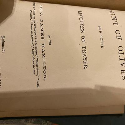 Antique book lot