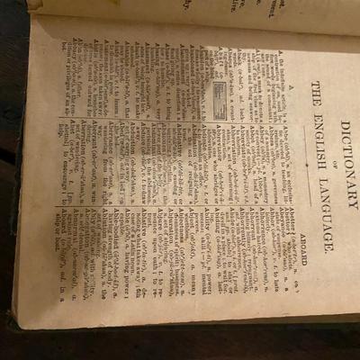 Antique book lot