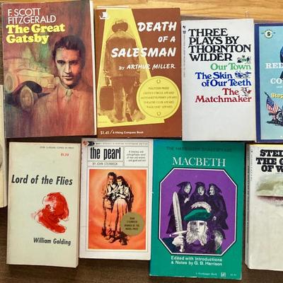 Vintage paperback classics book lot