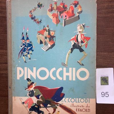 Vintage Pinocchio book