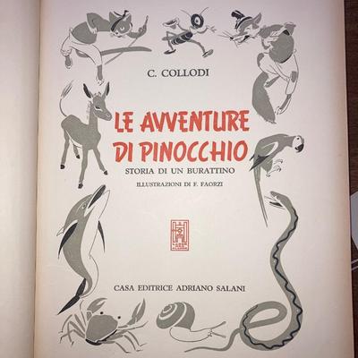 Vintage Pinocchio book