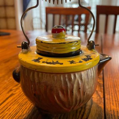 Thames Redware Clown Teapot