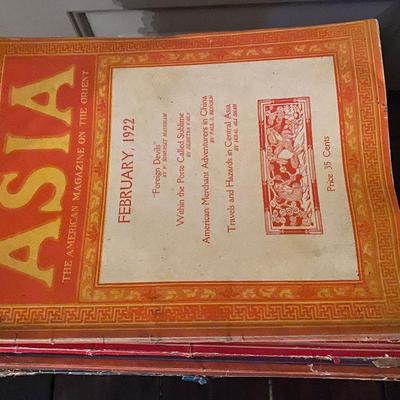 Peopleâ€™s of China Book, Antique Asia Magazines lot