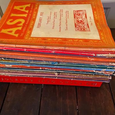 Peopleâ€™s of China Book, Antique Asia Magazines lot