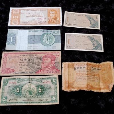 Lot of Foreign Paper Money