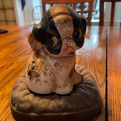 Dog With Bee Bank - Hubley?