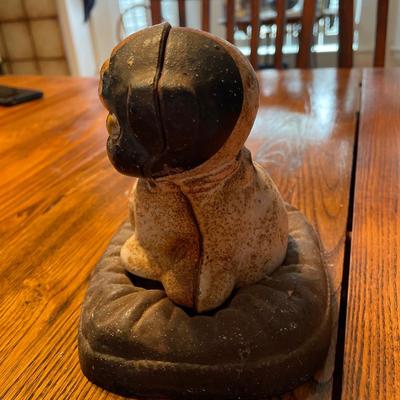 Dog With Bee Bank - Hubley?