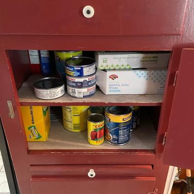 Small Hoosier Cabinet