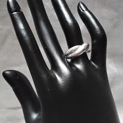 Peda Twisted Bands 925 Ring Size 7