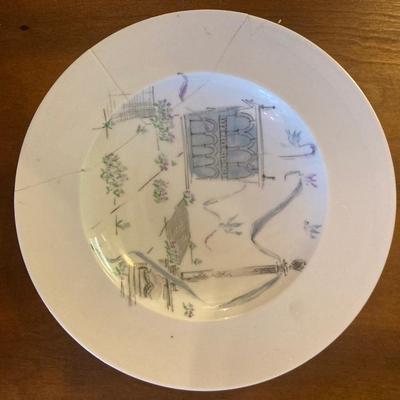 Vintage Rosenthal lighter and pipe ashtray (repaired)